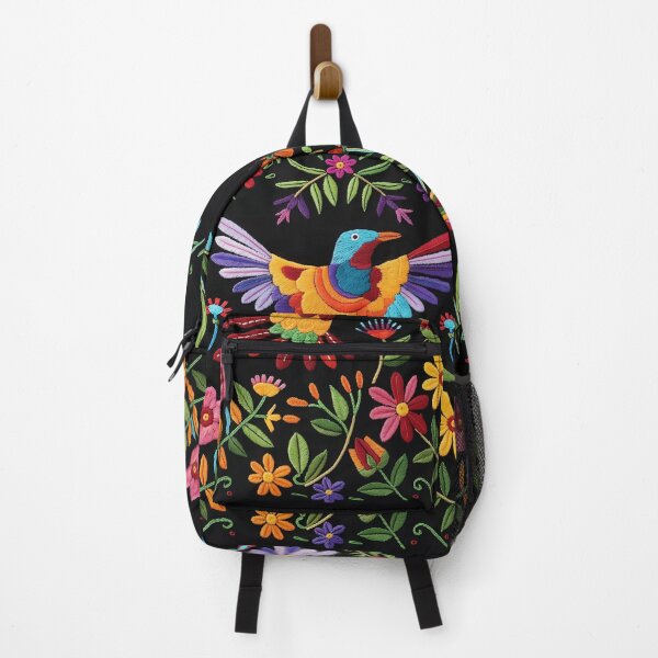 Item preview, Mexican Embroidery Pattern Art Otomi Bird Flowers designed and sold by xiao xuans.
