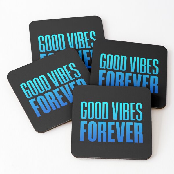 Item preview, Good Vibes Forever, Blue designed and sold by Memes N Lore .