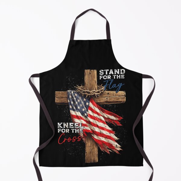 Item preview, Stand For The Flag Kneel For The Cross Patriotic Christian Faith American designed and sold by YubitaLeLe.