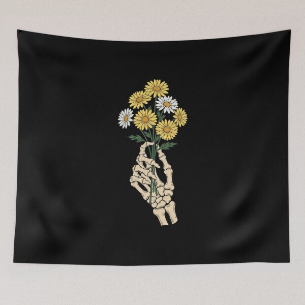 Item preview, Find Someone Who Grows Flowers In The Darkest Parts, Skeleton, Romantic Love designed and sold by toongstudio.