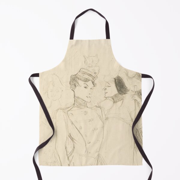 Item preview, Lender and Lavallière by Henri de Toulouse-Lautrec | Vintage French Theatre Sketch Art Print designed and sold by artofuniverse.