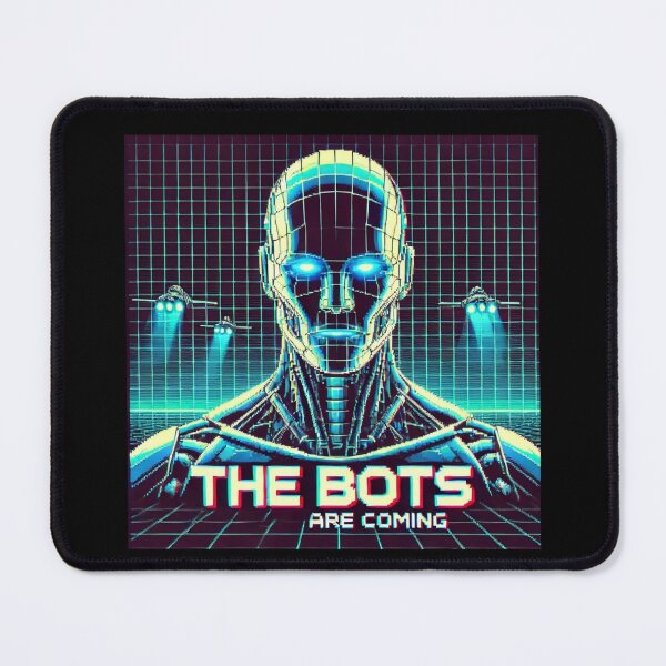 Item preview, Humanoid robot AI Robots Future Tech Design | The Bots Are Coming Futuristic designed and sold by TEEJAMBOREE.