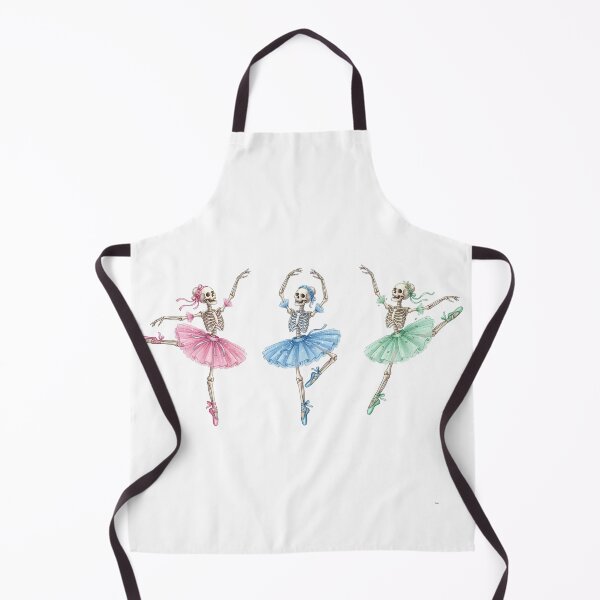Item preview, Watercolor Skeleton Ballerinas in Pastel Tutus designed and sold by VibranPalette.