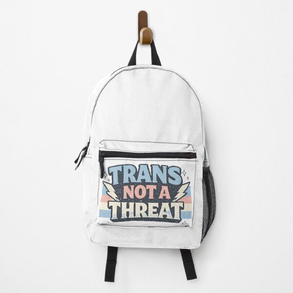 Item preview, Trans Not A Threat - Vintage Retro Pride Design designed and sold by EchoPrint Co..