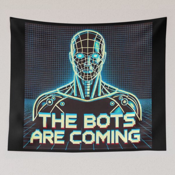Item preview, Humanoid robot AI Robots Future Tech Design | The Bots Are Coming Futuristic  designed and sold by TEEJAMBOREE.