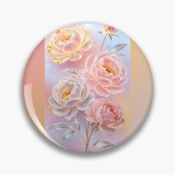 Item preview, Pastel Palette of Glowing Flowers designed and sold by DeepikaKrishna.