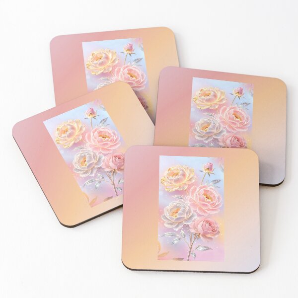 Item preview, Pastel Palette of Glowing Flowers designed and sold by DeepikaKrishna.