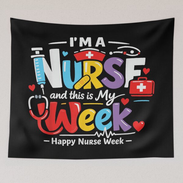Item preview, Proud Nurse Week Celebration Colorful Medical Nursing Career Appreciation Gift Idea designed and sold by WilliaMaler.