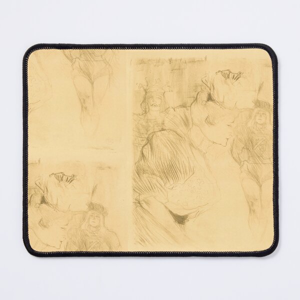 Item preview, Lender Bowing Lender Saluant by Henri de Toulouse-Lautrec: Belle Époque sketch designed and sold by artofuniverse.