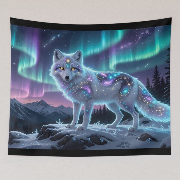 Item preview, Aurora Spirit Fox designed and sold by RkskArt.