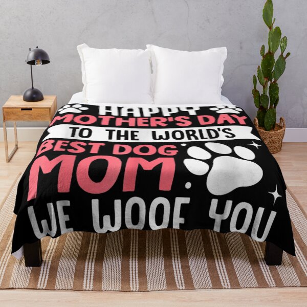 Item preview, Happy Mother's Day To The World's Best Dog Mom We Woof You designed and sold by WilliaMaler.