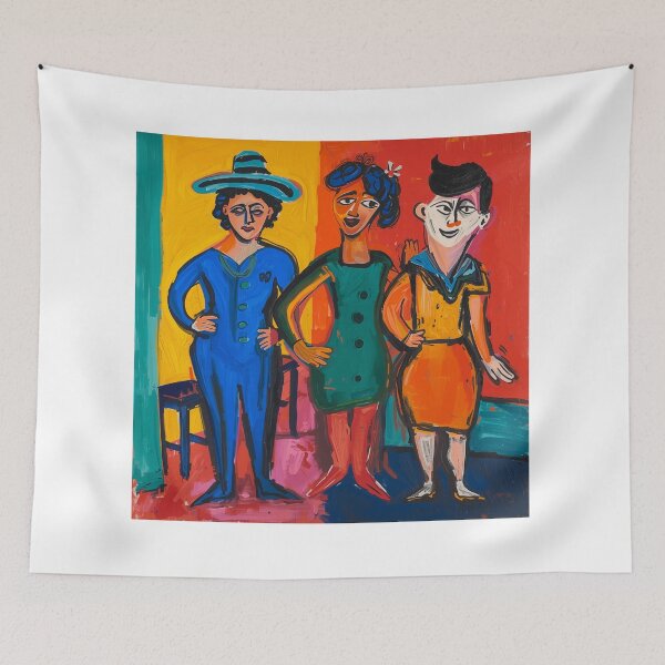 Item preview, chismosas fauvism designed and sold by cloudzer0000.