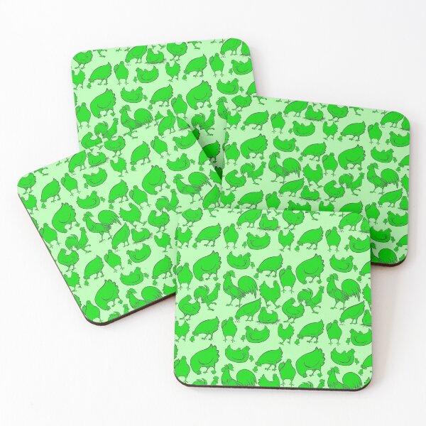 Item preview, Chicken Pattern-Green designed and sold by JurassicParkans.