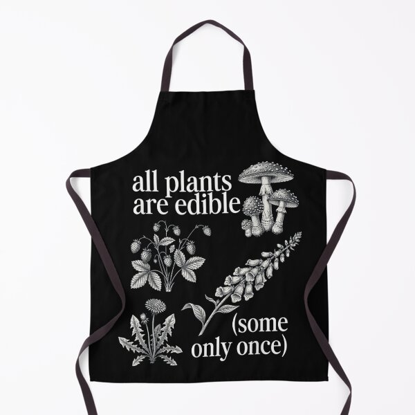 Item preview, All Plants Are Edible Some Only Once Funny Botany Vintage Mushroom designed and sold by WilliaMaler.