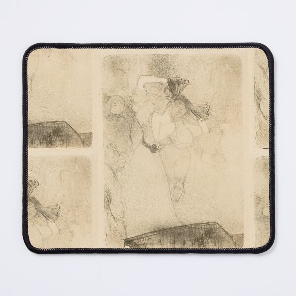 Item preview, Lender From the Back Dancing the Bolero by Henri de Toulouse-Lautrec: Vintage Cabaret Poster designed and sold by artofuniverse.