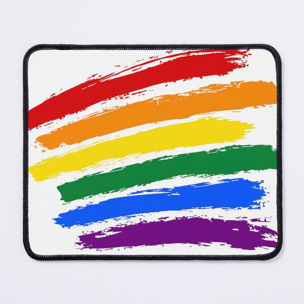 Item preview, Aesthetic Rainbow Brush Strokes - Modern Abstract Pride Art designed and sold by Wittylayer.