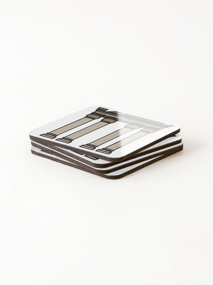 Thumbnail 4 of 5, Coasters (Set of 4), Roman Columns Sticker | Postcards from Rome Collection designed and sold by BellaDesignCo.