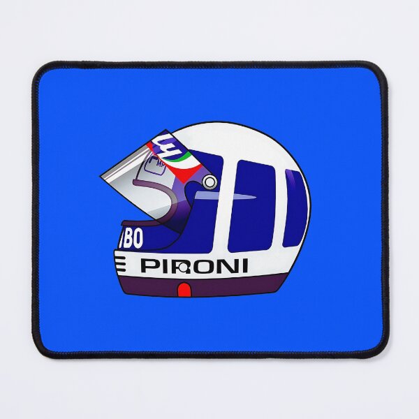 Item preview, Didier Pironi crash helmet designed and sold by retropetrol.