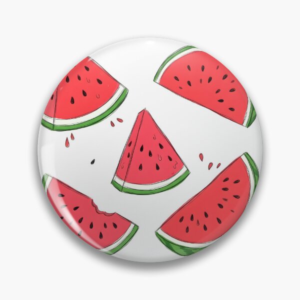 Item preview, Hand Drawn Watermelon Summer Fruit designed and sold by Byte-shirt.