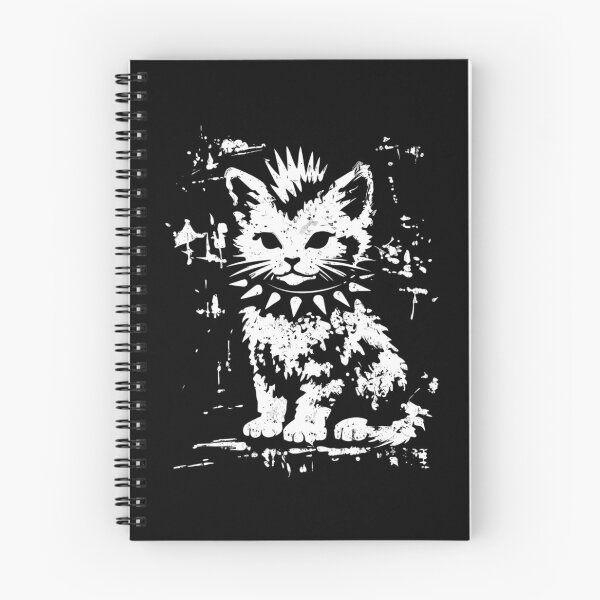 Item preview, Vintage Funny Cat Punk Kitten designed and sold by RustHannahOne.