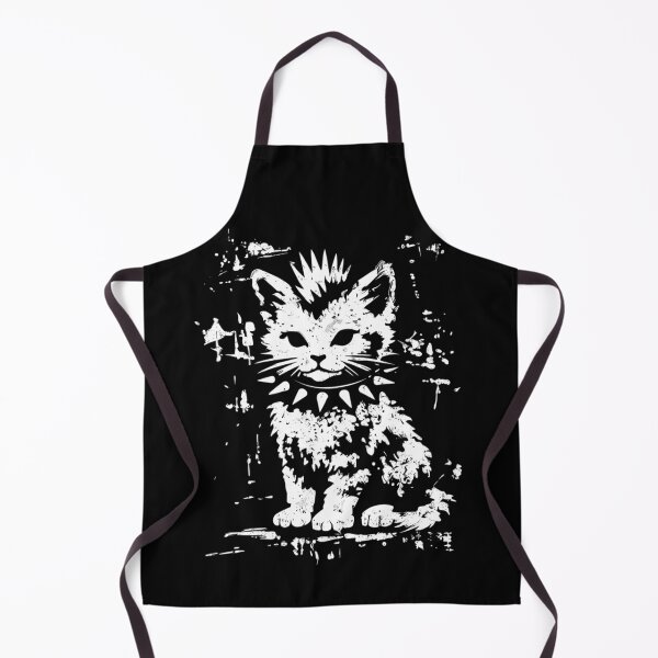 Item preview, Vintage Funny Cat Punk Kitten designed and sold by RustHannahOne.