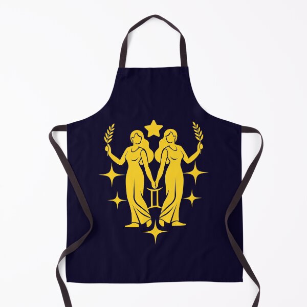 Item preview, Gemini Zodiac Constellation Golden Starlight Celestial Art designed and sold by Niji Hibana.