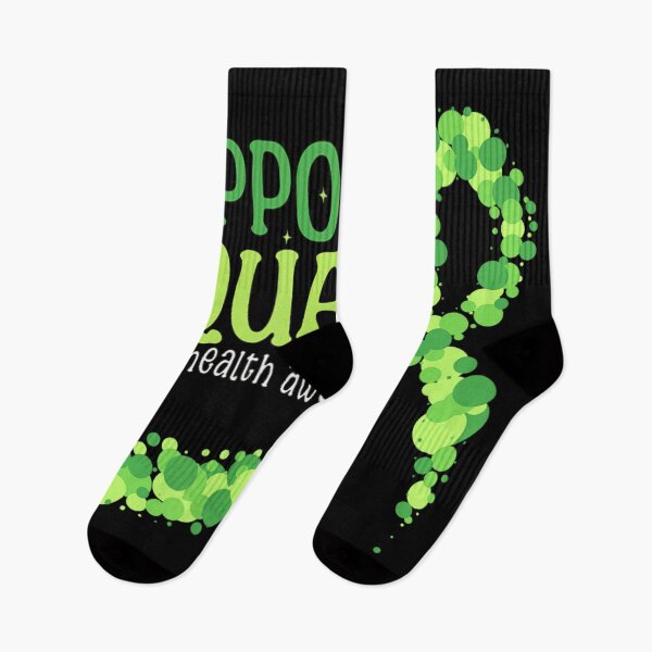 Item preview, Support Squad Mental Health Awareness Ribbon Green Dots Inspirational Gift Idea designed and sold by DienesAngele.