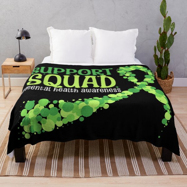 Item preview, Support Squad Mental Health Awareness Ribbon Green Dots Inspirational Gift Idea designed and sold by DienesAngele.
