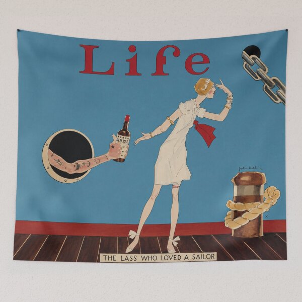Item preview, Art Deco Illustration Sailor Romance Scene Vintage Art Lovers designed and sold by RickE.