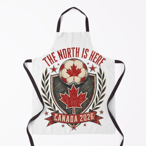 Item preview, The North Is Here Canada 2026 World Cup Soccer T-Shirt designed and sold by KickoffStudio.