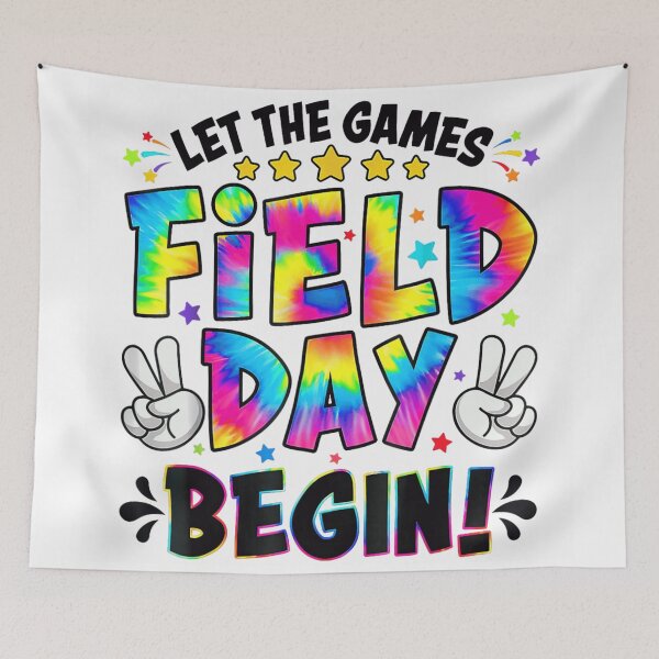 Item preview, Let The Games Begin Tie Dye Field Day 2026 School Sport designed and sold by DienesAngele.