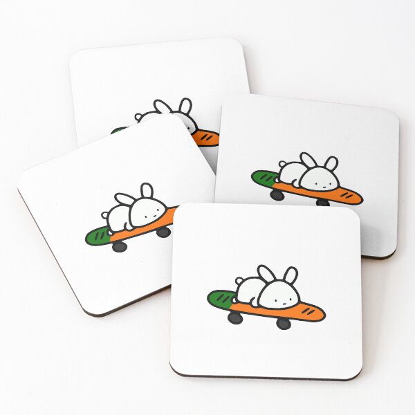 Item preview,  Bunny on a Skateboard designed and sold by Qalam&Pixel.