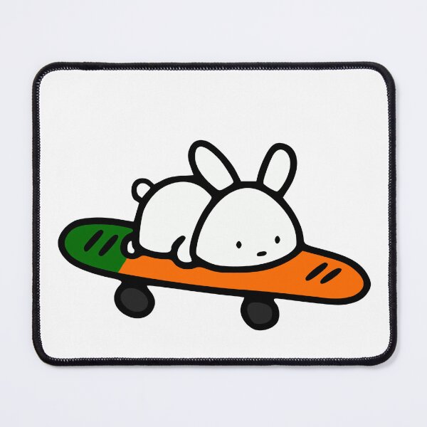 Item preview, Bunny on a Skateboard designed and sold by Qalam&Pixel.