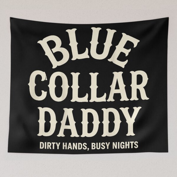 Item preview, Blue Collar Daddy Dirty Hands Busy Nights Hard Working Father Gift designed and sold by DienesAngele.