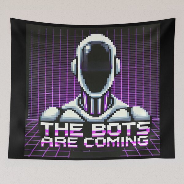 Item preview, Humanoid robot AI Robots Future Tech Design | The Bots Are Coming Futuristic  designed and sold by TEEJAMBOREE.