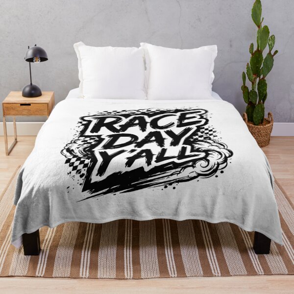 Item preview, Race Day Y’all Retro Checkered Flag Racing Aesthetic Graphic designed and sold by get55shirt.