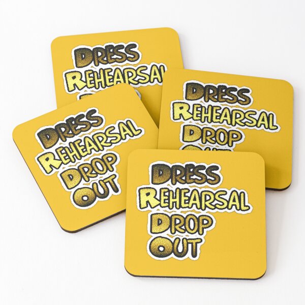 Item preview, Dress Rehearsal drop Out - pins stickers and tees designed and sold by Top-show-shirts.