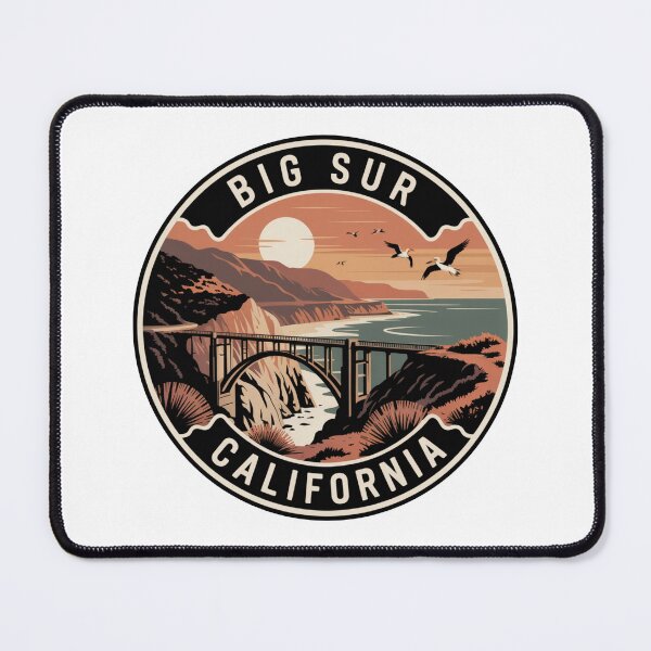 Item preview, Big Sur California: Sunset Badge designed and sold by CircinusStore.