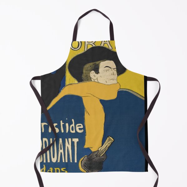 Item preview, Aristide Bruant in His Cabaret by Henri de Toulouse-Lautrec | Iconic Belle Époque French Poster Print designed and sold by artofuniverse.