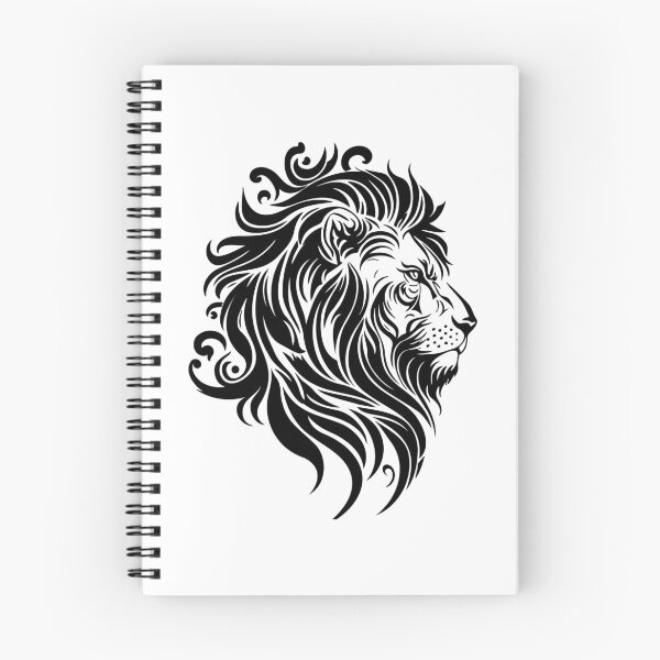 Aperçu de l'œuvre Tatouage de lion - Art minimaliste créée et vendue par TerryCoreCraft.