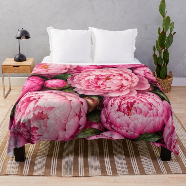 Item preview, Pink Peony Floral Botanical Pattern Artwork designed and sold by ArtComixHaven.