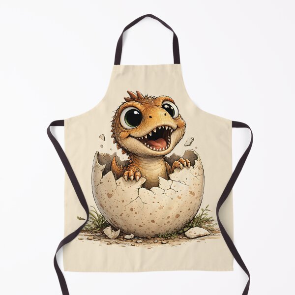 Item preview, Cute Baby Dinosaur Hatching From Egg designed and sold by GogaVibeRe.