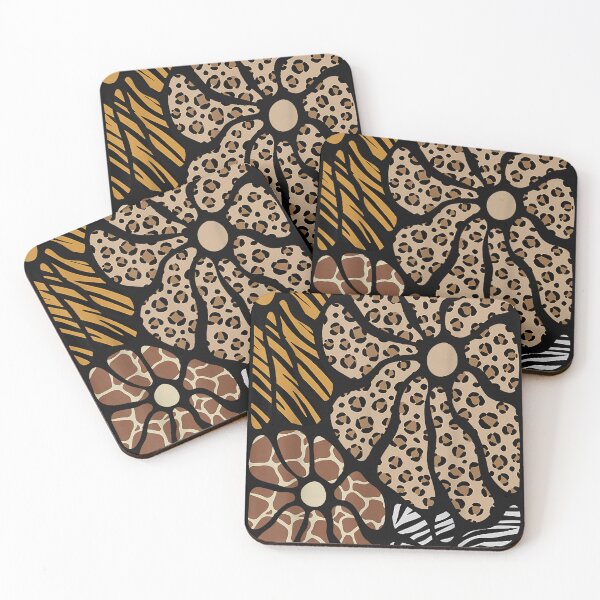 Item preview, Safari Floral Boho Flowers Cute Animals Girls Leopard Print designed and sold by davis2014.