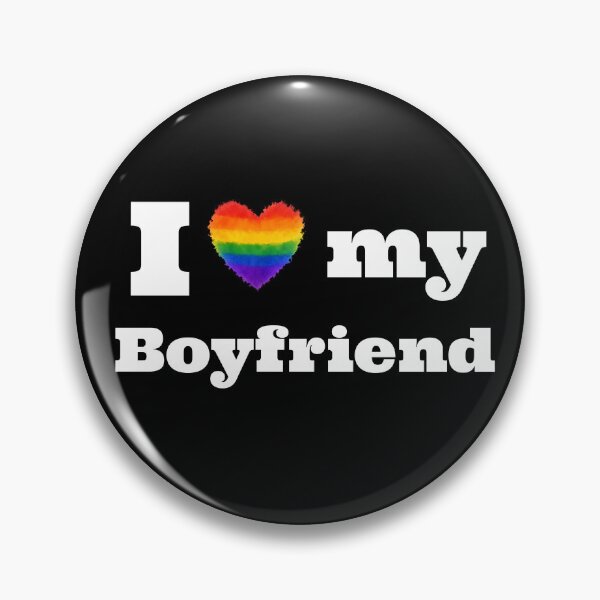 Item preview, I Love My Boyfriend - Rainbow Pride Heart  designed and sold by PaTkA art.
