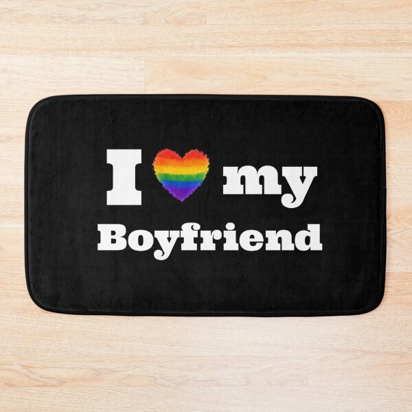 Item preview, I Love My Boyfriend - Rainbow Pride Heart  designed and sold by PaTkA art.