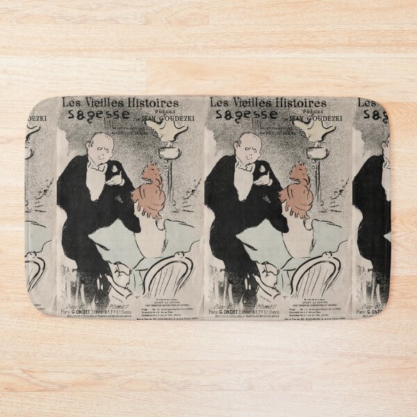 Item preview, Les Vieilles Histoires Sagesse by Henri de Toulouse-Lautrec | Belle Époque French Cabaret Poster Print designed and sold by artofuniverse.