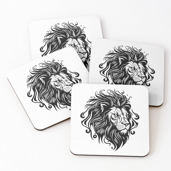 Item preview, Lion Tattoo Art - Minimalist designed and sold by TerryCoreCraft.