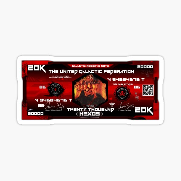 20000 HeXoS Sticker