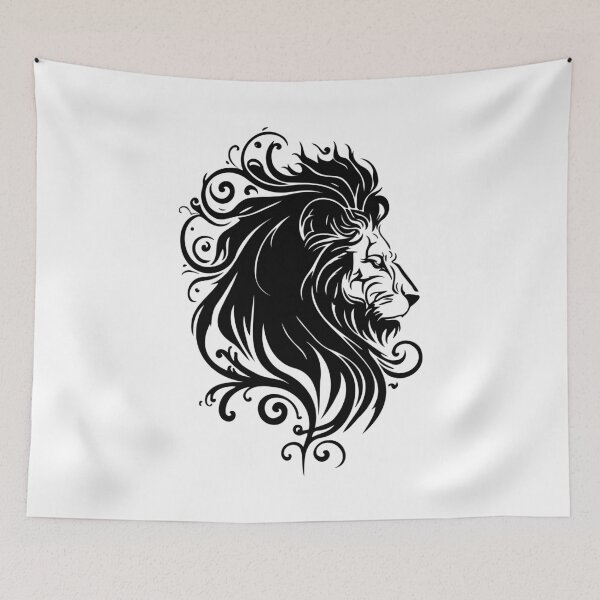 Item preview, Lion Tattoo Art - Minimalist designed and sold by TerryCoreCraft.