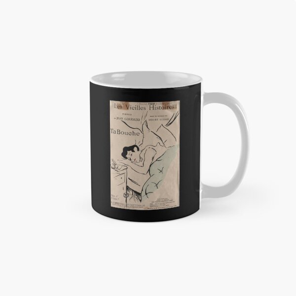 Aperçu de l'œuvre Les Vieilles Histoires Ta Bouche de Henri de Toulouse-Lautrec | Belle Époque Art Nouveau Français Poster créée et vendue par artofuniverse.